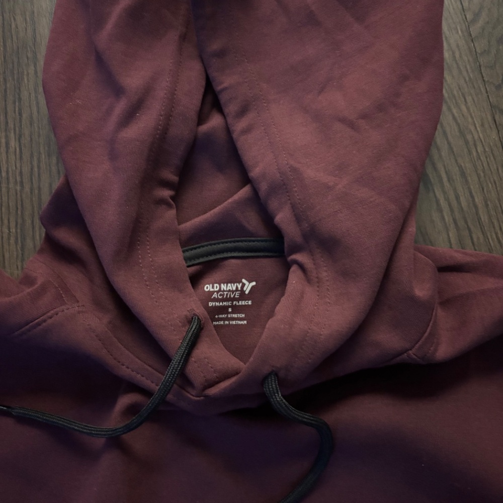 Old Navy Performance Hoodie - Maroon color - Picture 3 of 3